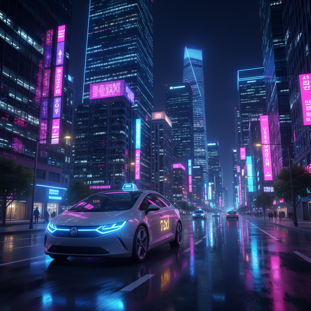 `강남 심야 자율주행 택시` 4월부터 유료 전환 ... 운행대수도 확대 관련 이미지