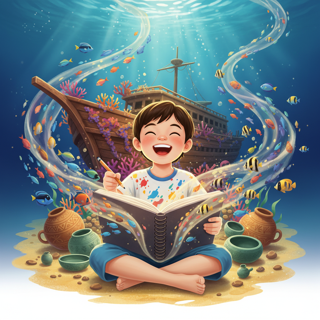 어린이 해양유산 그림 공모전 관련 이미지